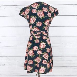 Topshop dress muted tea rose print